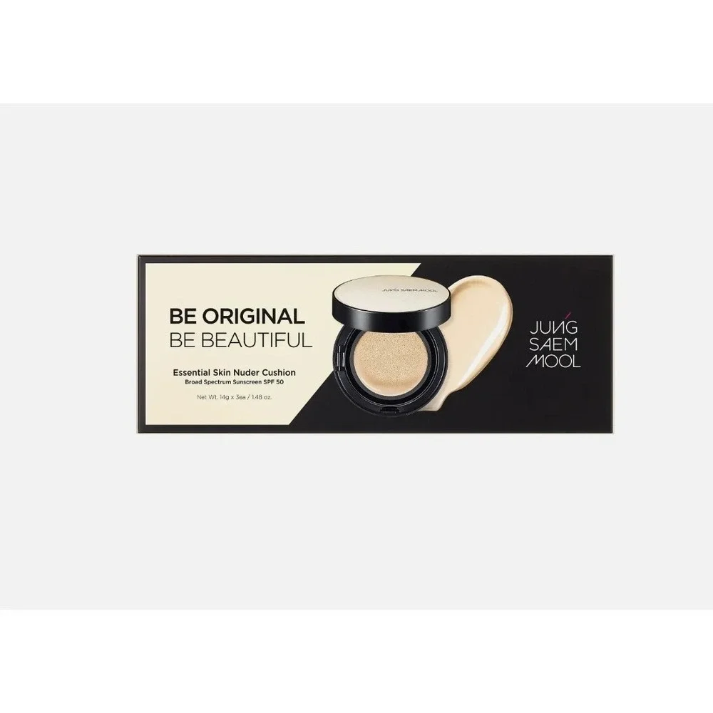 Jung Saem Mool Essential Skin Nuder Cushion Bundle set 14g +(2) Refill Medium